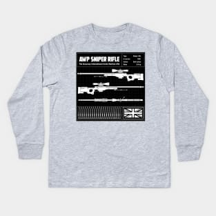 AWP SNIPER RIFLE Kids Long Sleeve T-Shirt